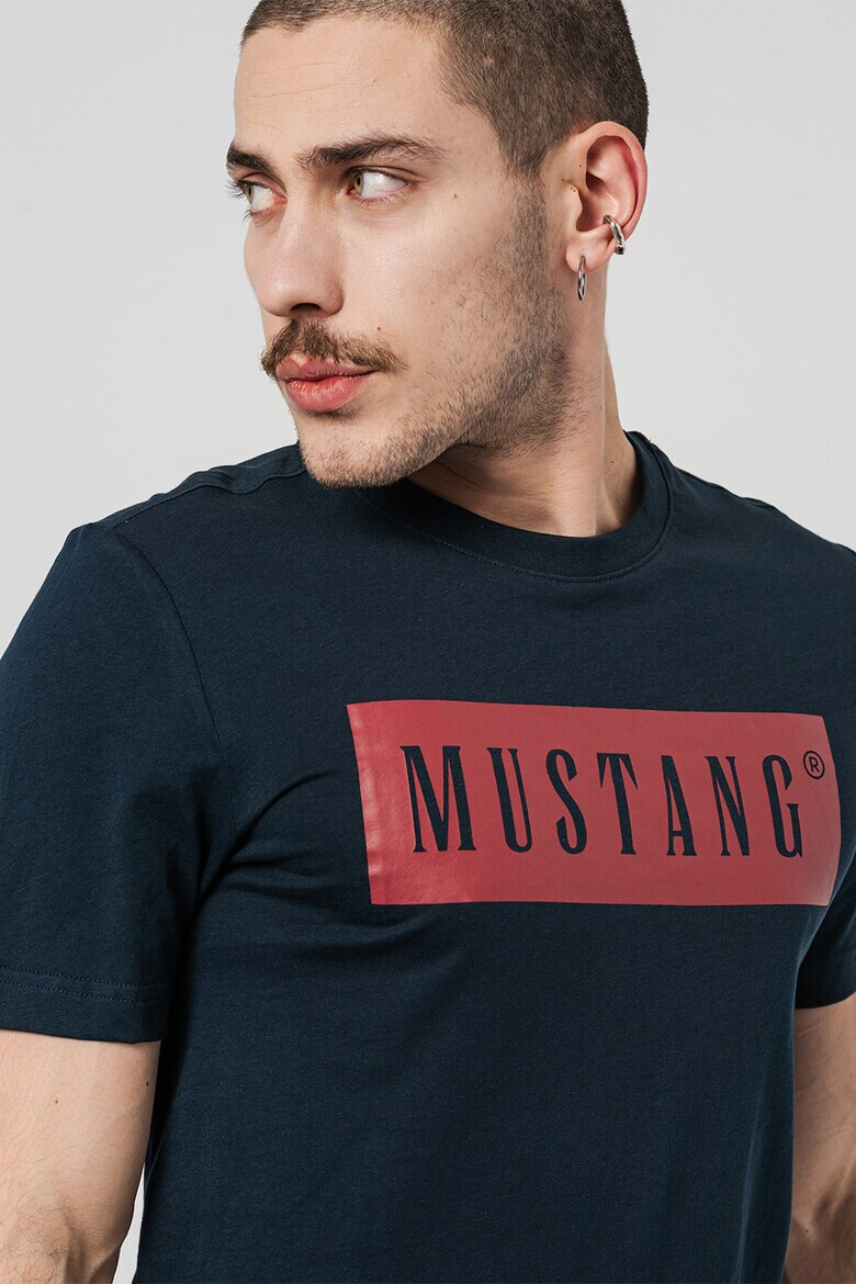 Mustang Tricou cu imprimeu logo - Pled.ro