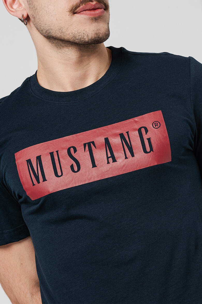 Mustang Tricou cu imprimeu logo - Pled.ro