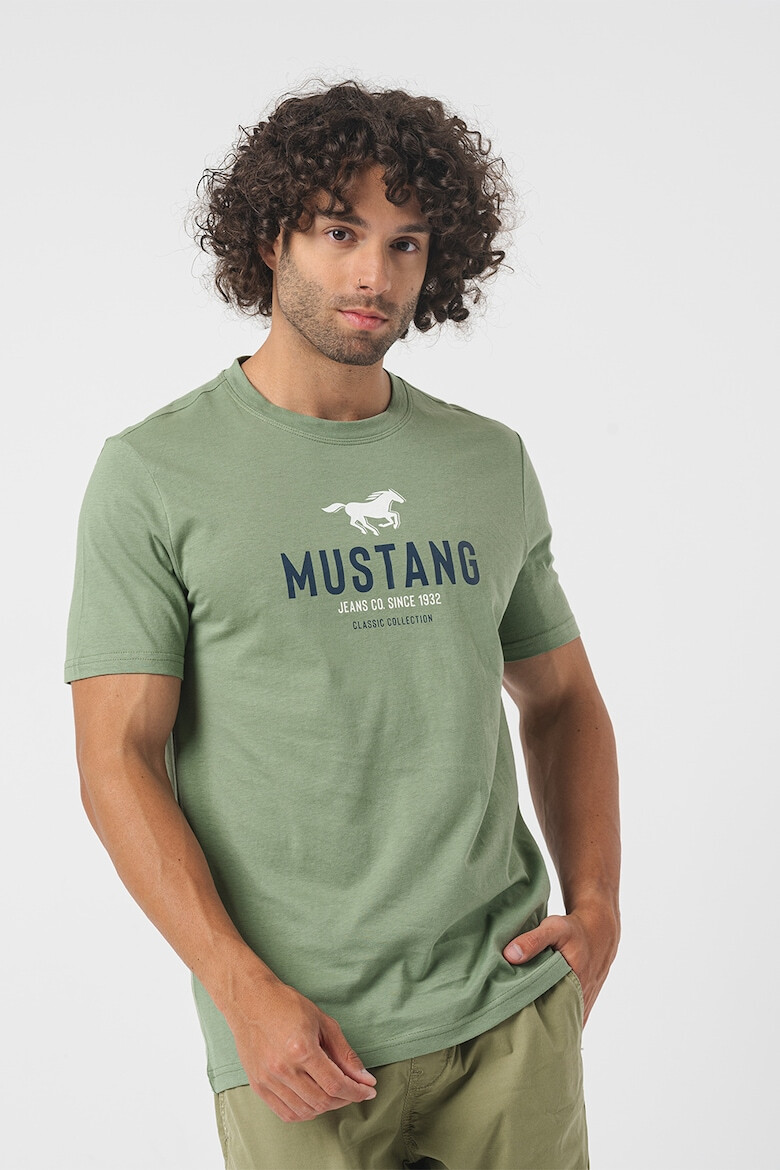 Mustang Tricou cu imprimeu logo - Pled.ro