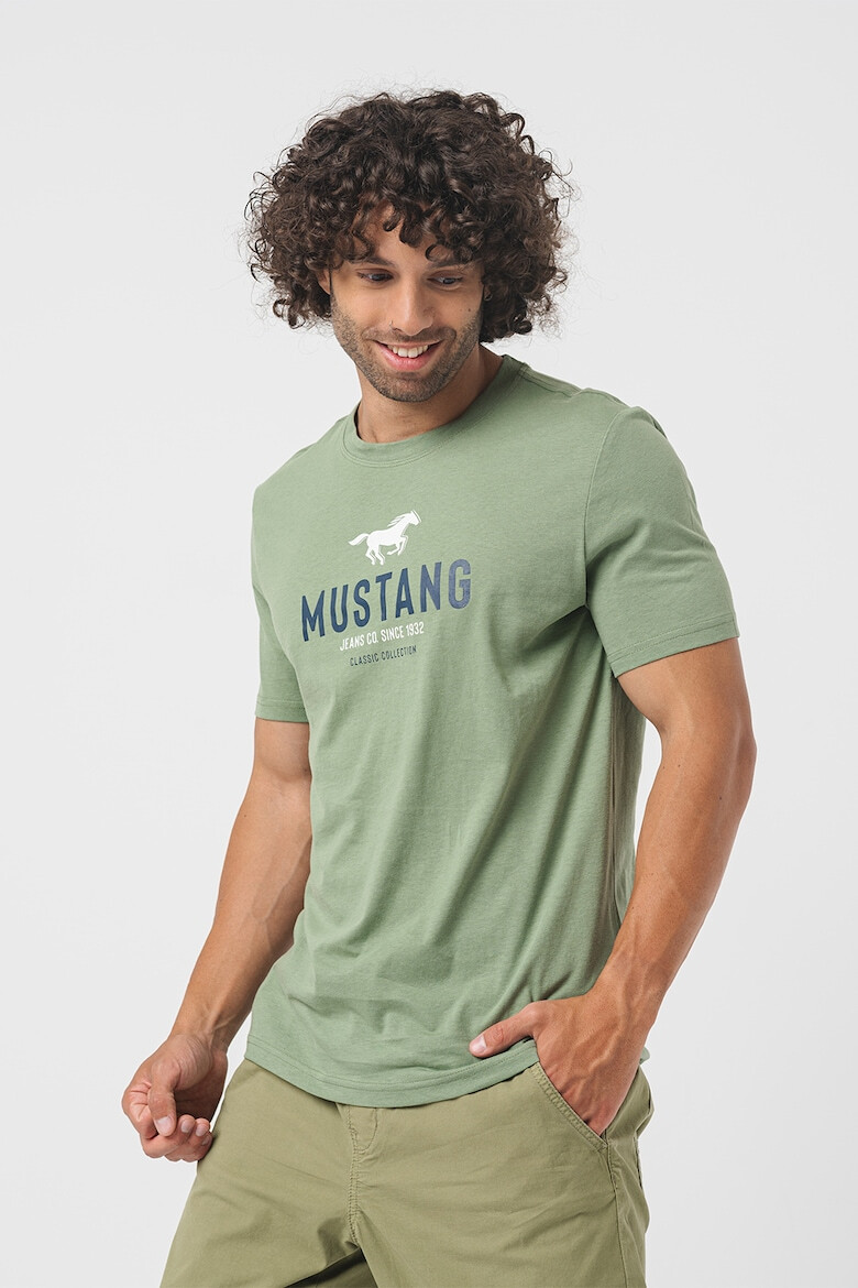 Mustang Tricou cu imprimeu logo - Pled.ro