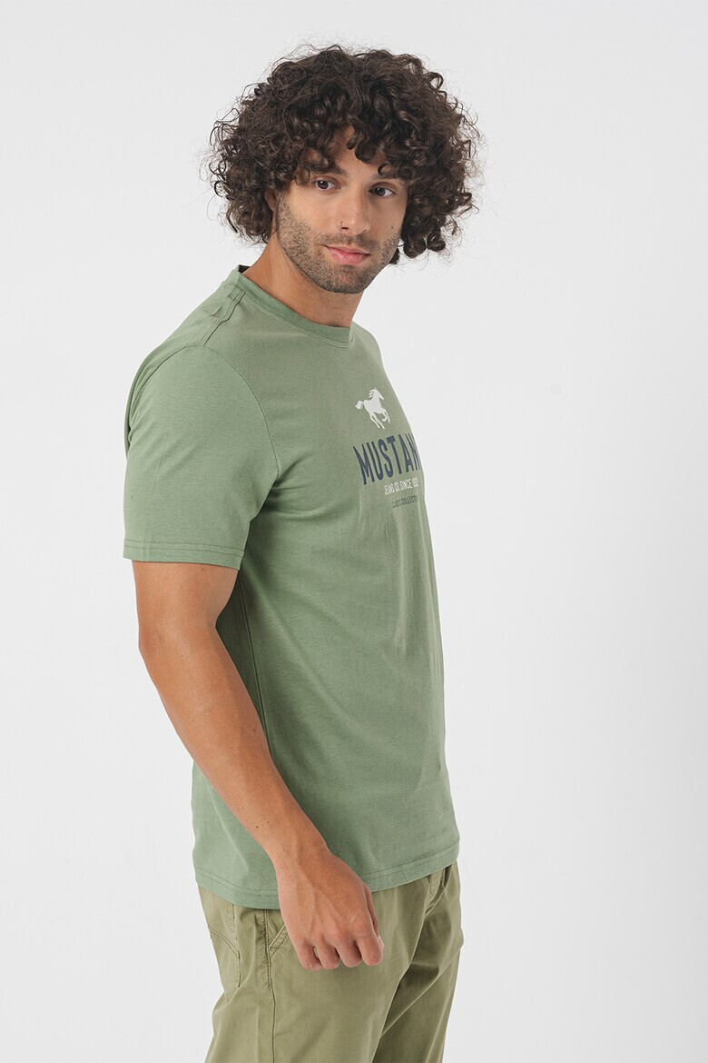 Mustang Tricou cu imprimeu logo - Pled.ro