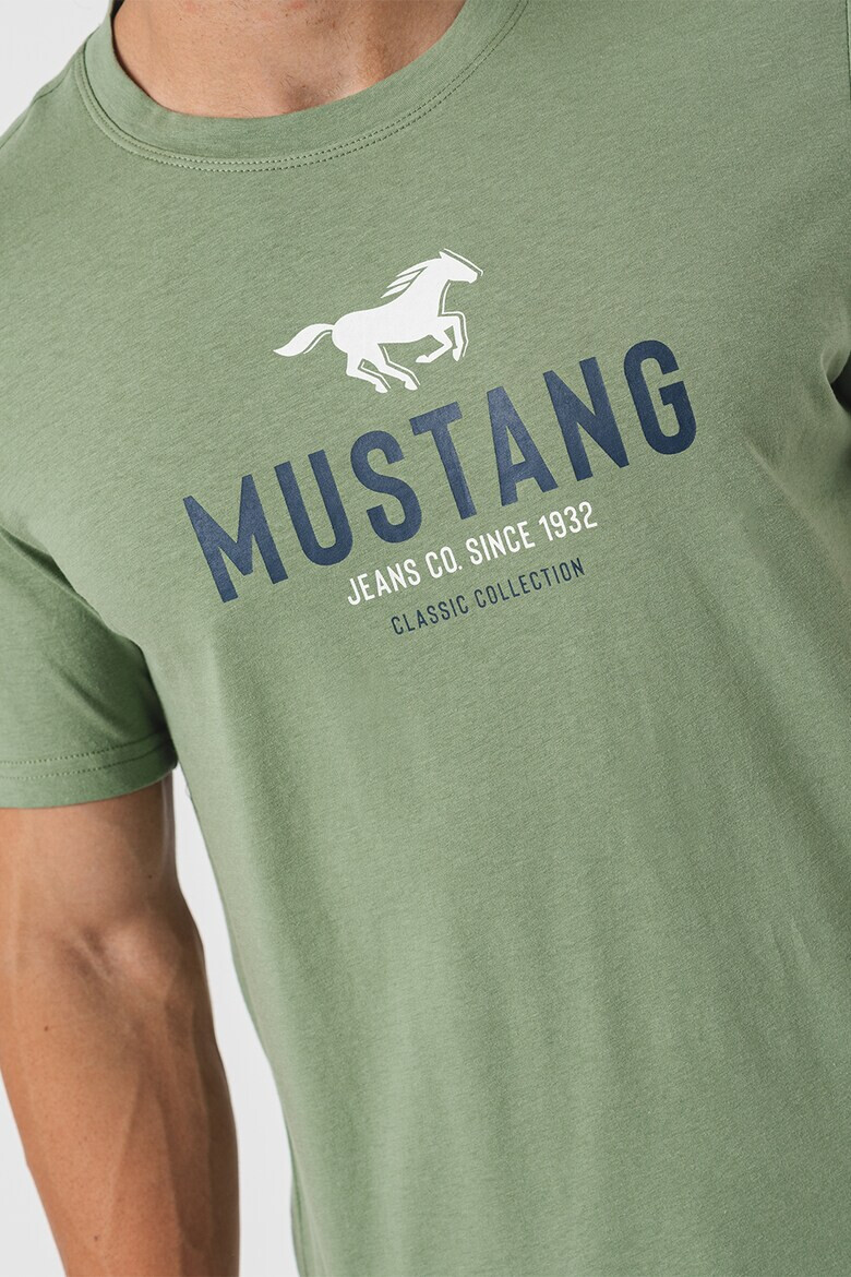 Mustang Tricou cu imprimeu logo - Pled.ro