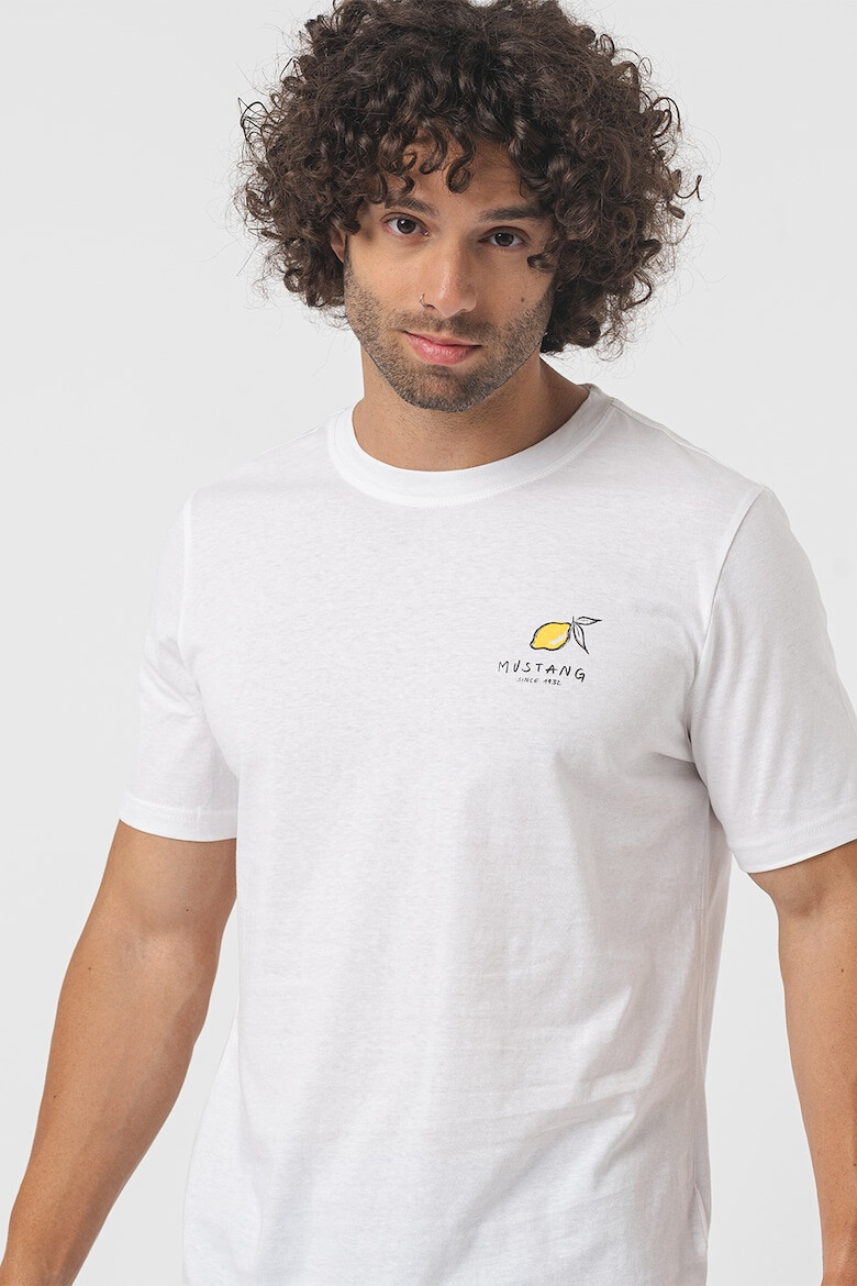 Mustang Tricou cu imprimeu logo - Pled.ro