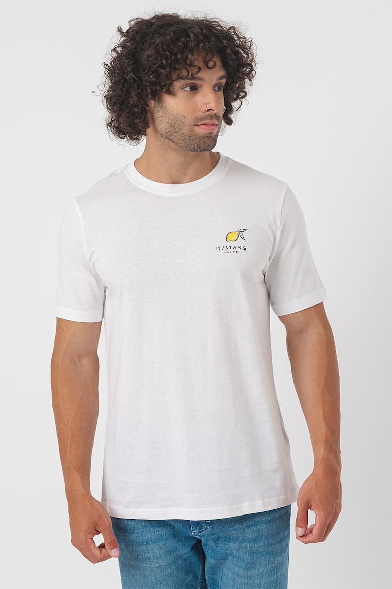 Mustang Tricou cu imprimeu logo - Pled.ro