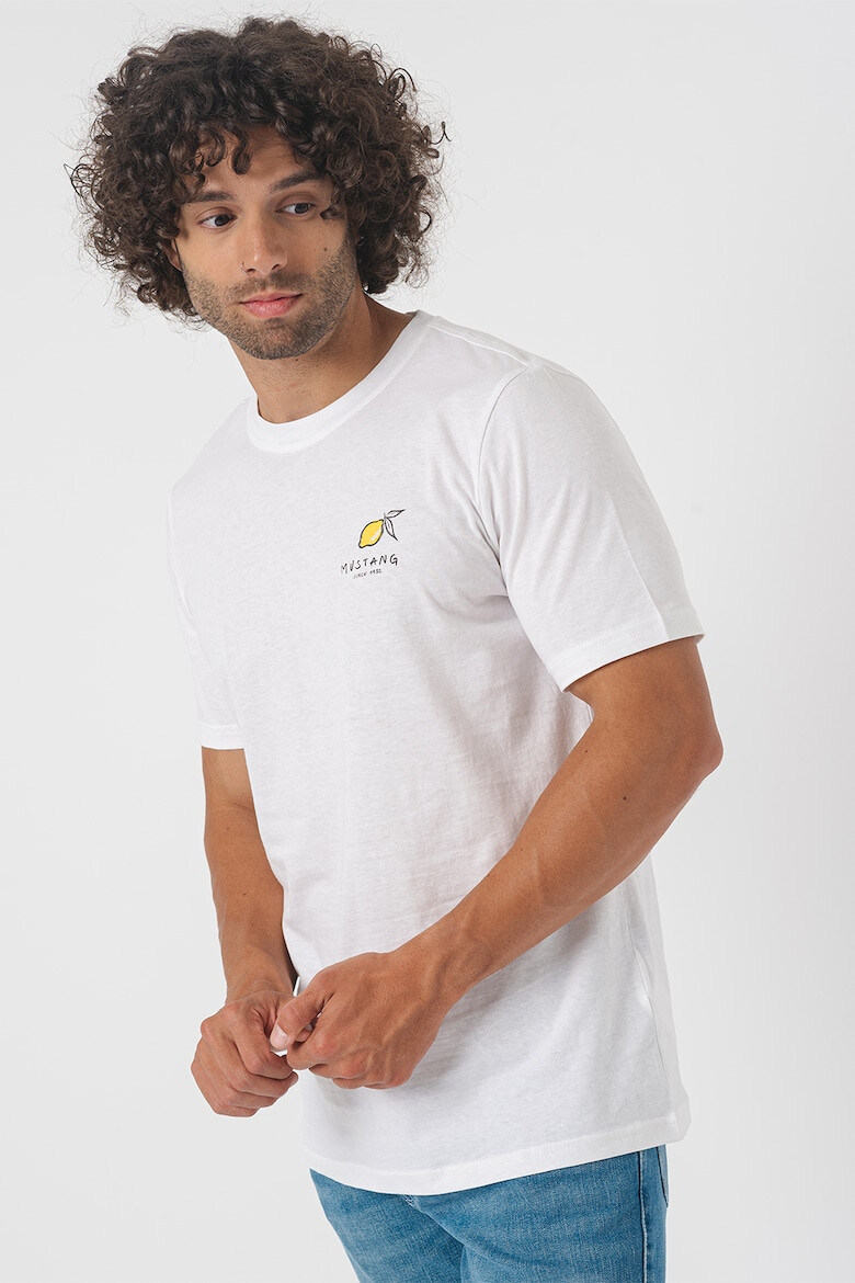 Mustang Tricou cu imprimeu logo - Pled.ro