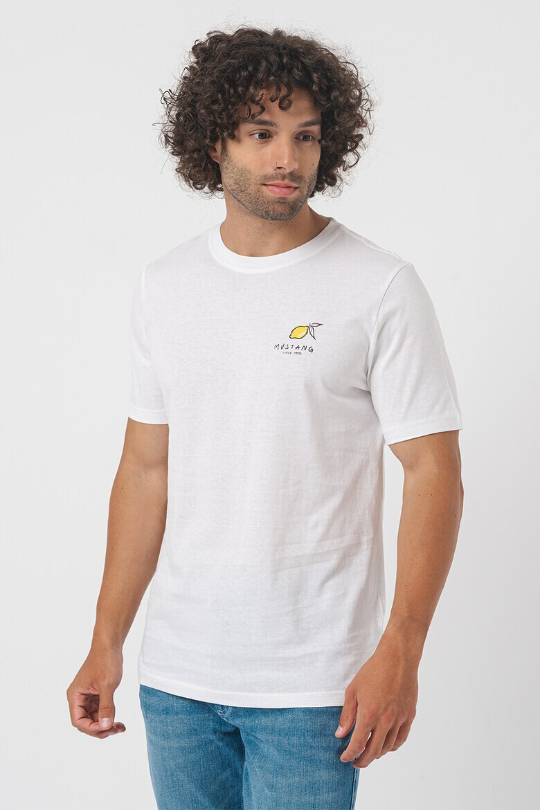 Mustang Tricou cu imprimeu logo - Pled.ro