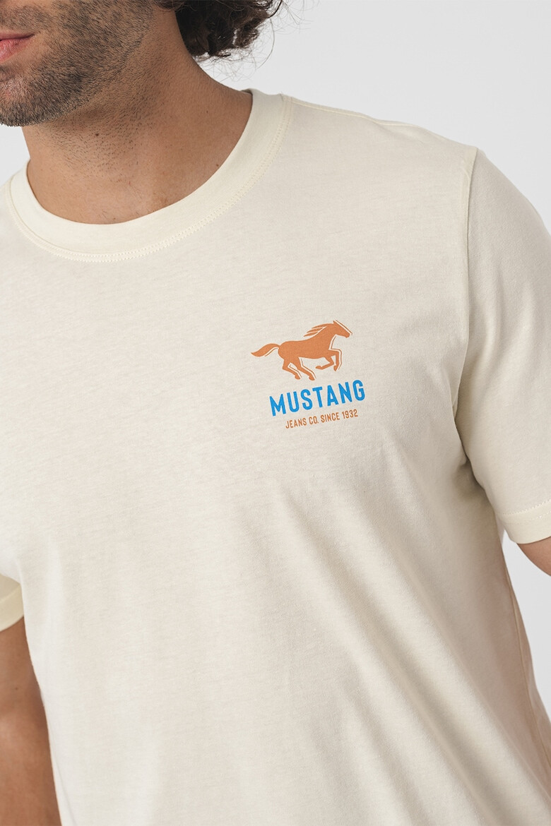 Mustang Tricou cu imprimeu logo - Pled.ro