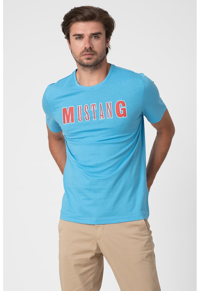 Mustang Tricou cu imprimeu logo Alex - Pled.ro