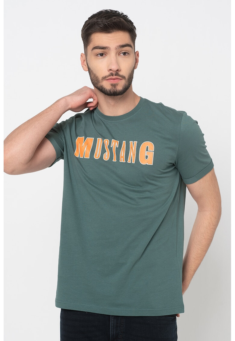 Mustang Tricou cu imprimeu logo Alex - Pled.ro