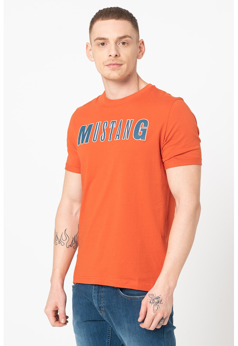 Mustang Tricou cu imprimeu logo Alex - Pled.ro