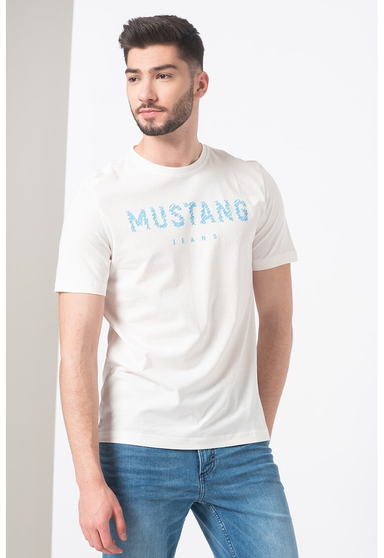 Mustang Tricou cu imprimeu logo Alex - Pled.ro