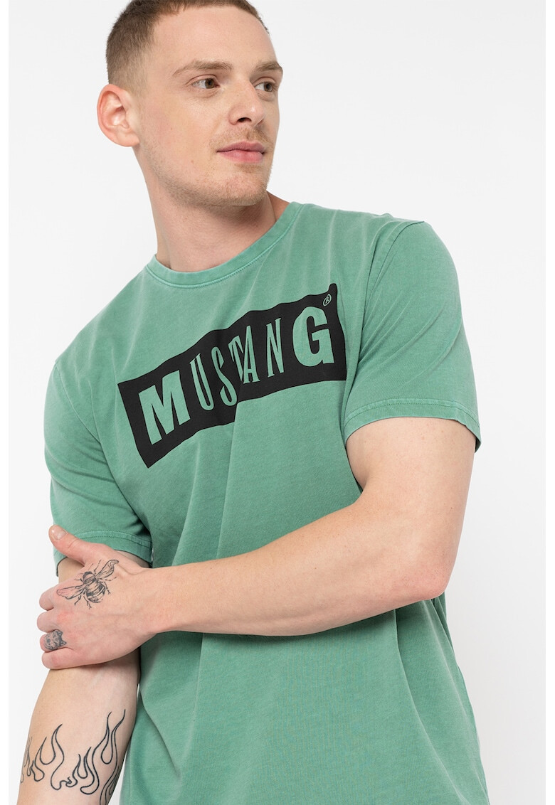 Mustang Tricou cu imprimeu logo Alex - Pled.ro