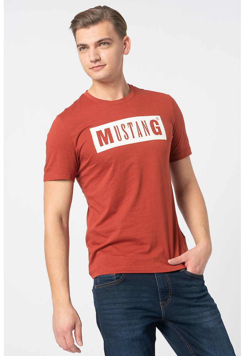 Mustang Tricou cu imprimeu logo Alex - Pled.ro