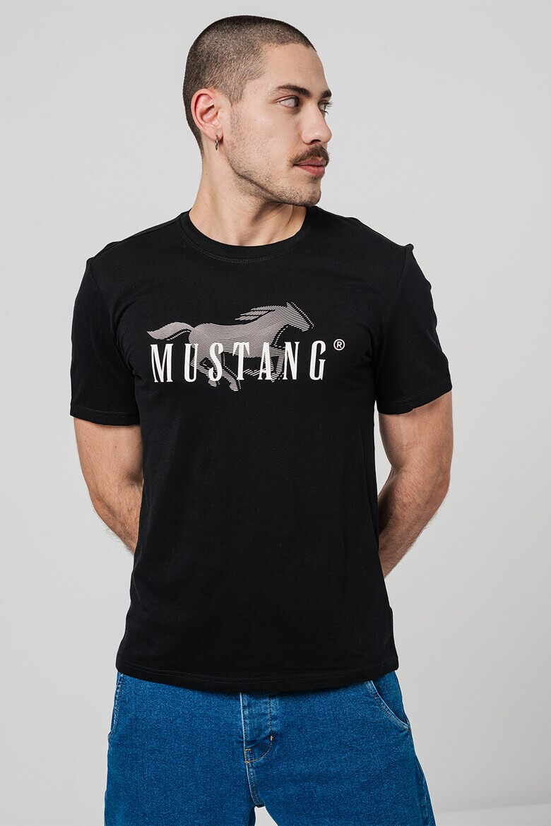 Mustang Tricou cu imprimeu logo Austin - Pled.ro