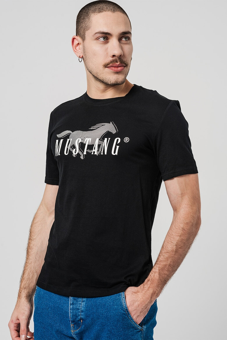 Mustang Tricou cu imprimeu logo Austin - Pled.ro