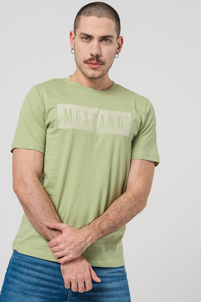 Mustang Tricou cu imprimeu logo Austin - Pled.ro