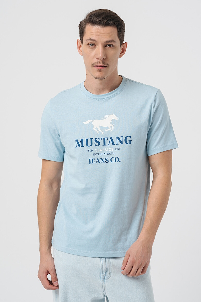 Mustang Tricou cu imprimeu logo Austin - Pled.ro