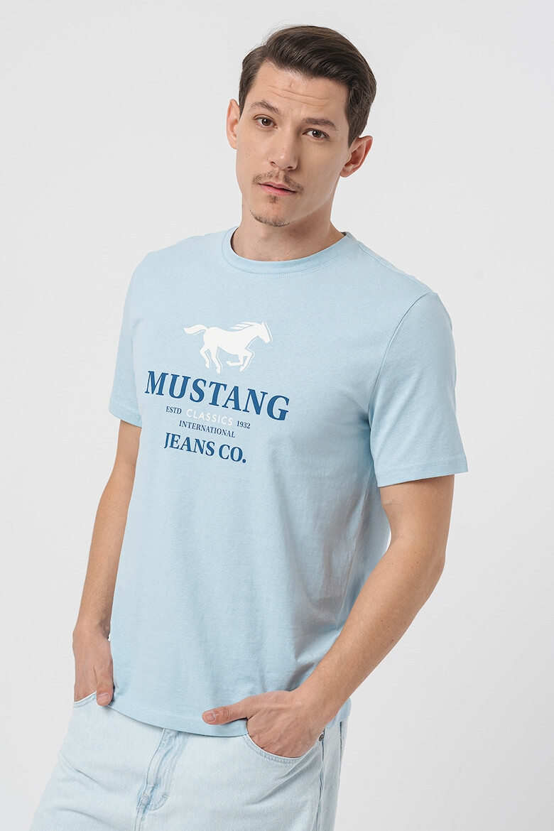 Mustang Tricou cu imprimeu logo Austin - Pled.ro