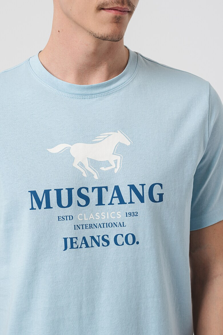 Mustang Tricou cu imprimeu logo Austin - Pled.ro