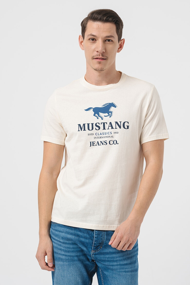 Mustang Tricou cu imprimeu logo Austin - Pled.ro