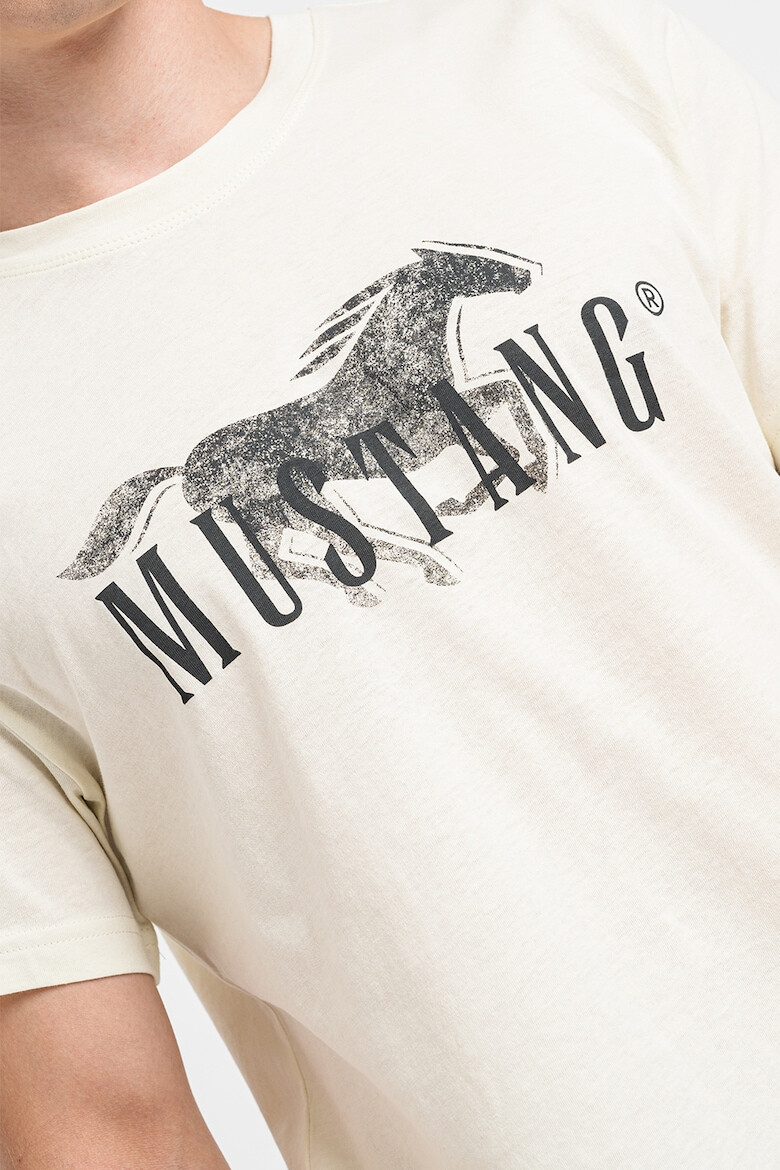 Mustang Tricou cu imprimeu logo contrastant - Pled.ro