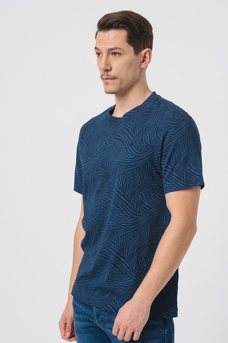 Mustang Tricou cu model abstract Austin - Pled.ro