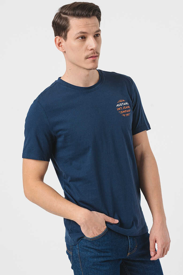 Mustang Tricou din bumbac cu imprimeu logo Austin - Pled.ro