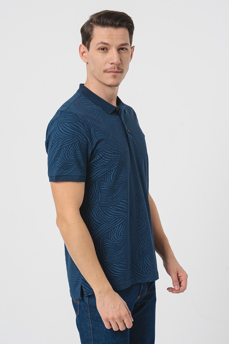 Mustang Tricou polo cu model abstract - Pled.ro