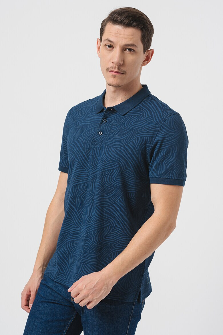 Mustang Tricou polo cu model abstract - Pled.ro