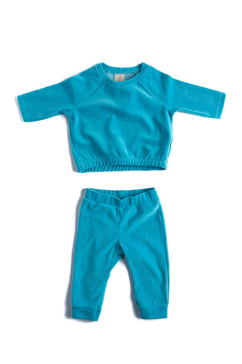 Naeve Set de bluza sport de catifea si pantaloni sport1 - Pled.ro