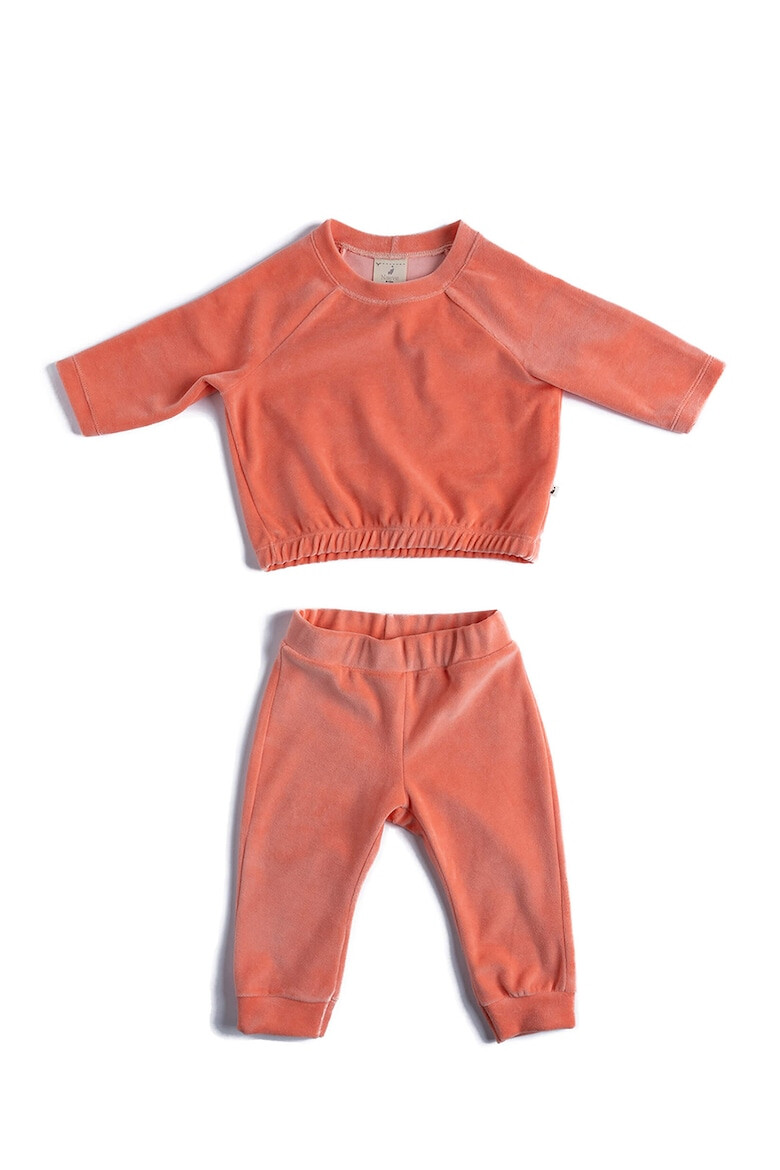 Naeve Set de bluza sport de catifea si pantaloni sport1 - Pled.ro