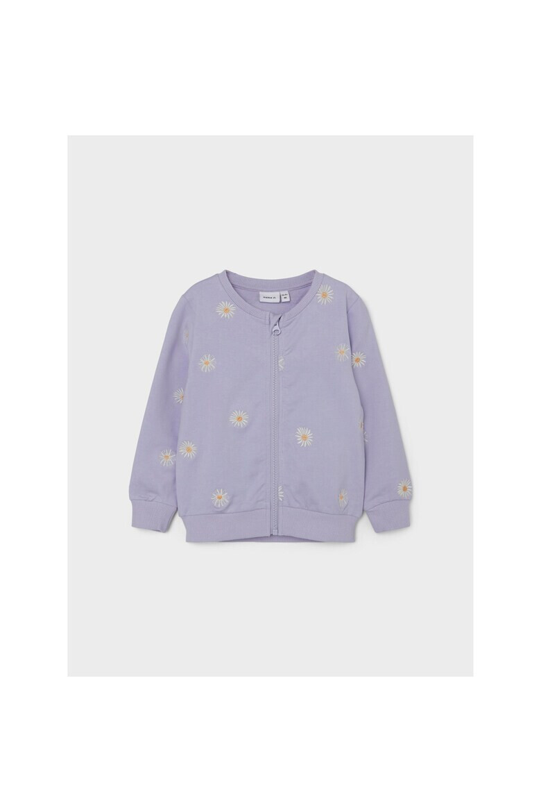 NAME IT Bluza copii Bumbac organic Violet - Pled.ro