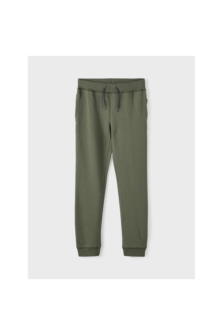 NAME IT Pantaloni copii 557011 Verde Bumbac - Pled.ro