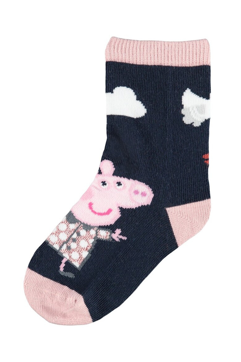 NAME IT Set de sosete scurte cu model Peppa Pig - 3 perechi - Pled.ro