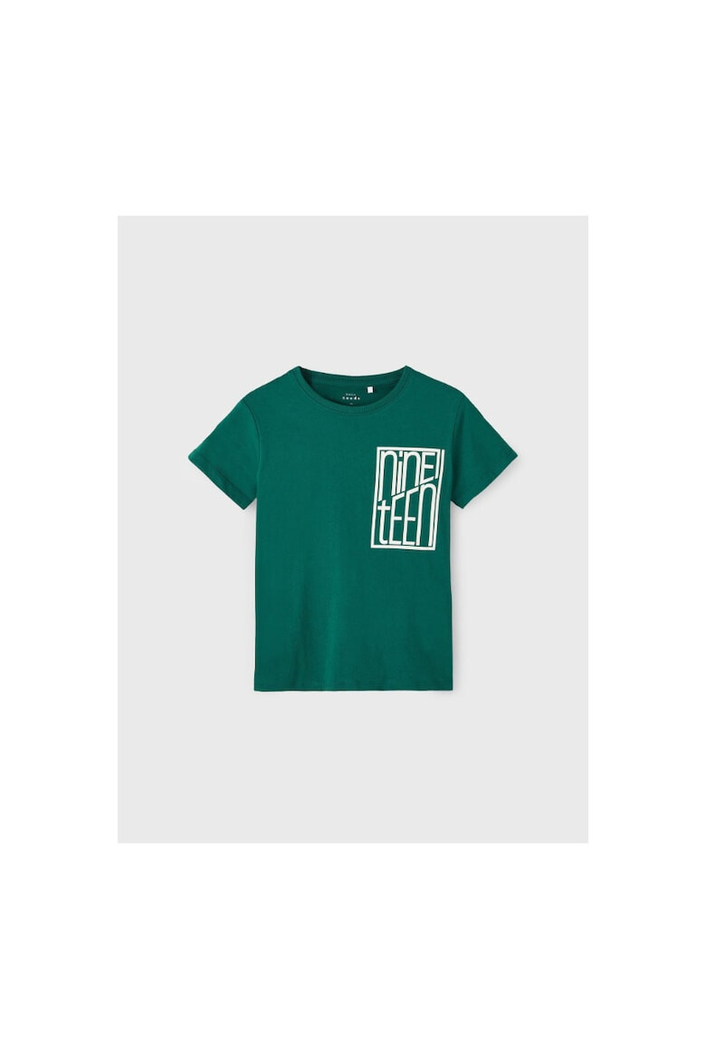 NAME IT Tricou copii 301468257 Bumbac Verde - Pled.ro