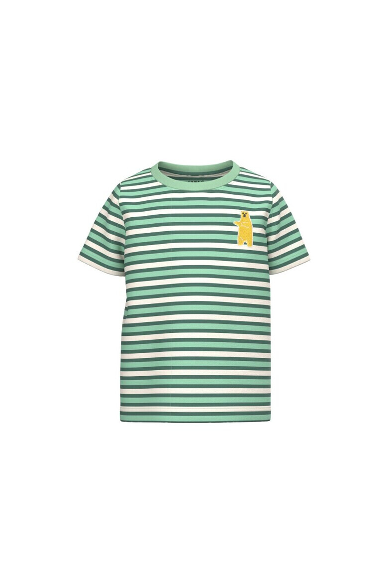 NAME IT Tricou copii 301470151 Bumbac Verde - Pled.ro