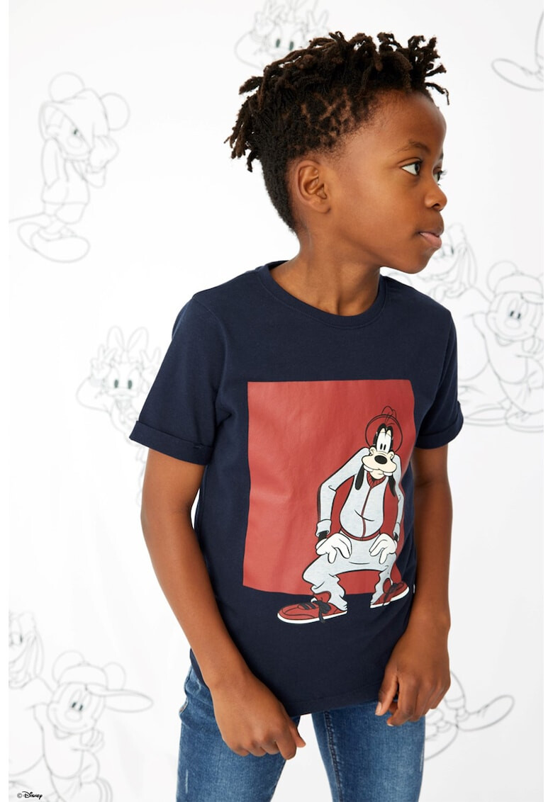 NAME IT Tricou cu decolteu la baza gatului si Goofy - Pled.ro