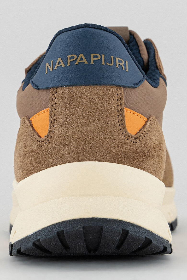 Napapijri Pantofi sport low-cut cu garnituri din piele intoarsa si logo - Pled.ro