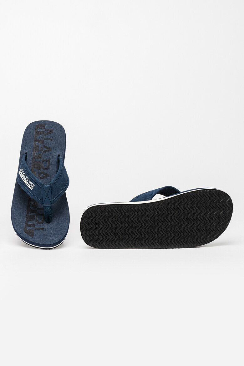 Napapijri Papuci flip-flop cu logo Elm - Pled.ro