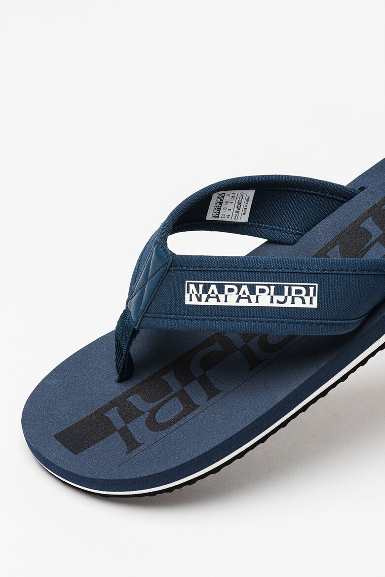 Napapijri Papuci flip-flop cu logo Elm - Pled.ro