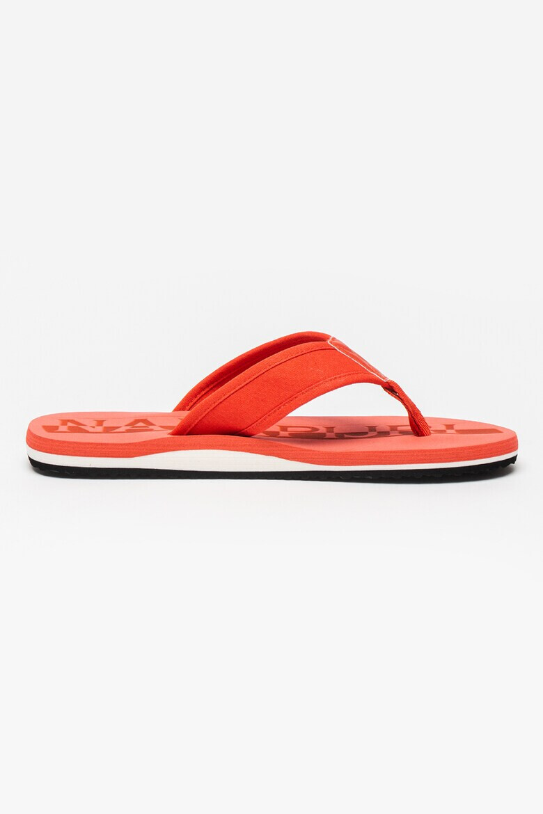 Napapijri Papuci flip-flop cu logo Elm - Pled.ro