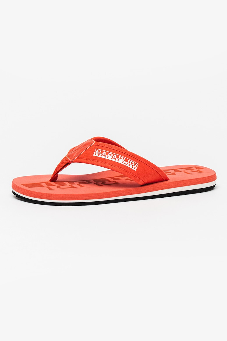 Napapijri Papuci flip-flop cu logo Elm - Pled.ro