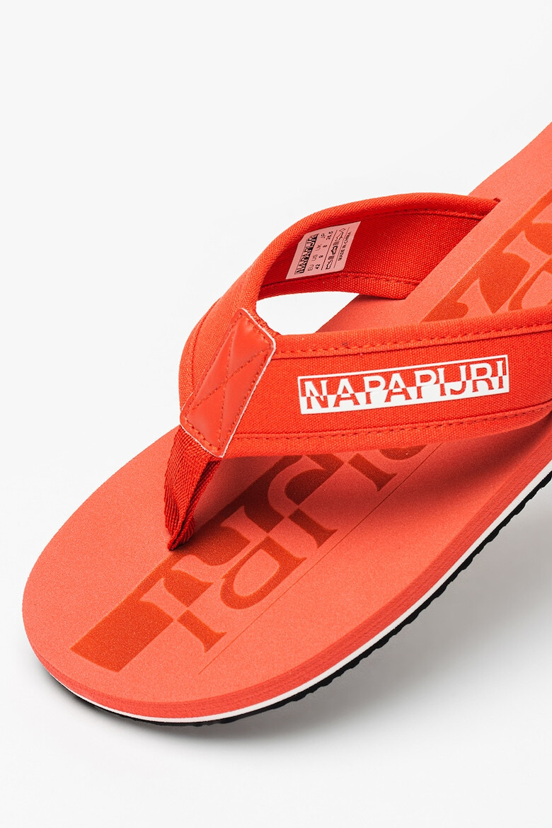 Napapijri Papuci flip-flop cu logo Elm - Pled.ro