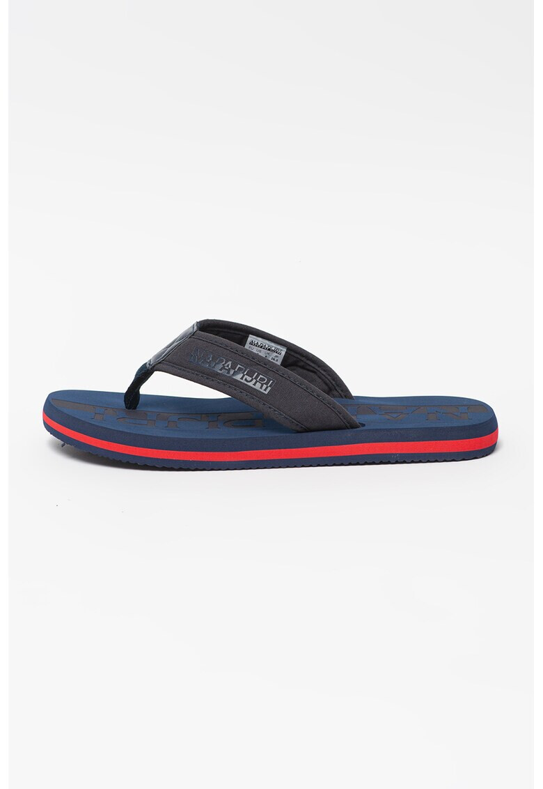 Napapijri Papuci flip-flop cu logo Elmo - Pled.ro