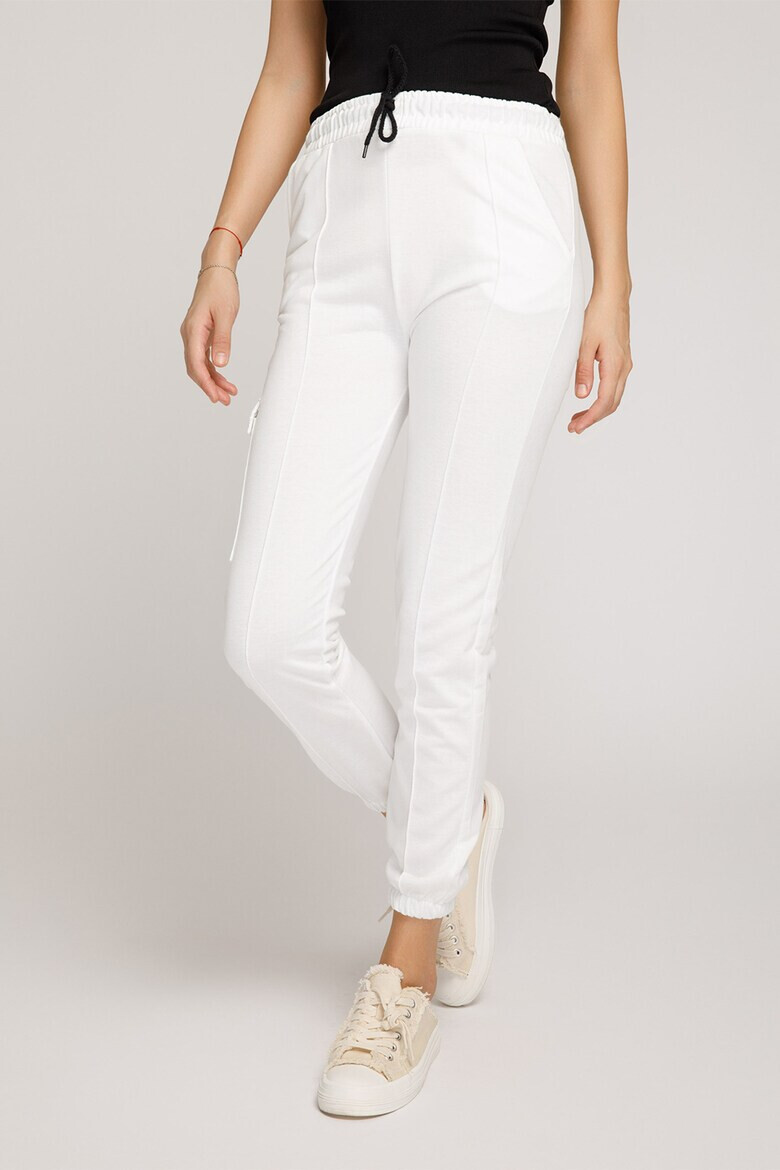 NARRO Pantaloni crop de trening cu snur - Pled.ro