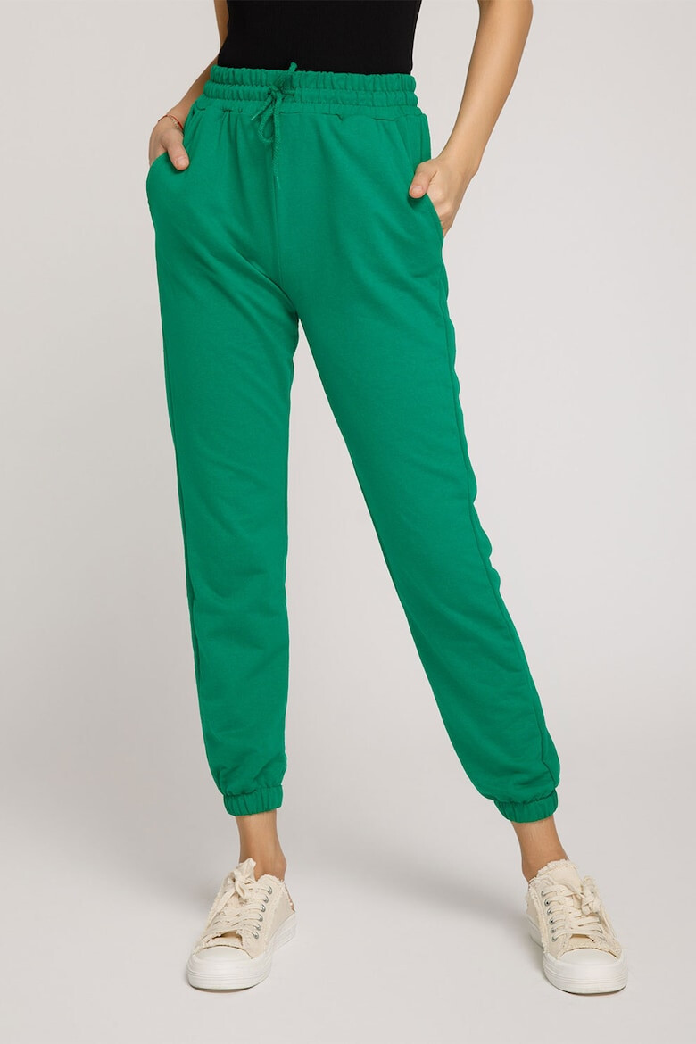 NARRO Pantaloni sport crop de bumbac - Pled.ro