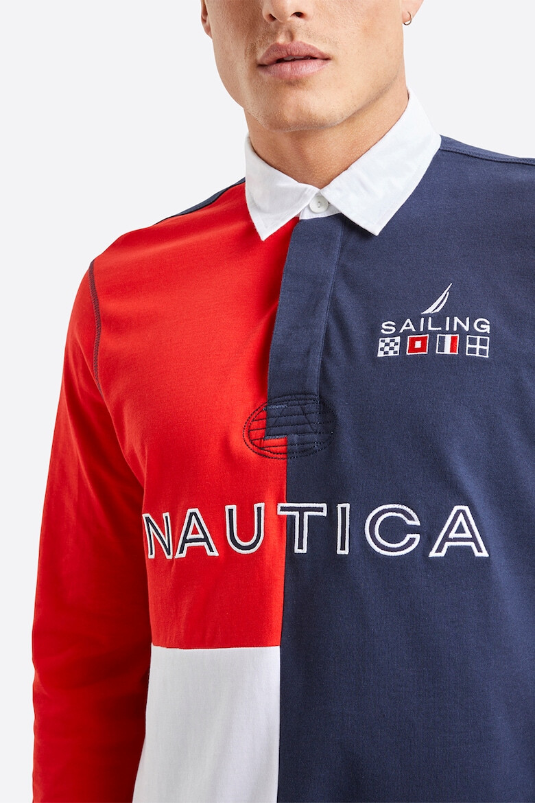 Nautica Bluza polo cu logo Nolan - Pled.ro