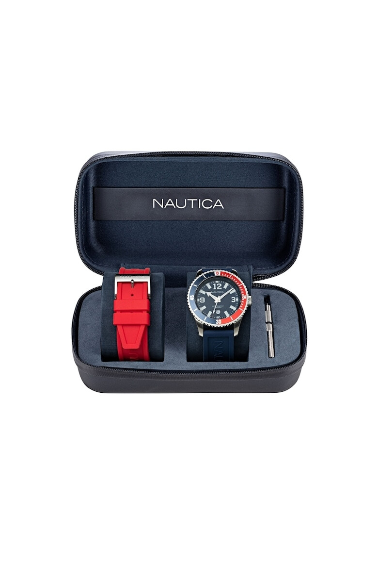 Nautica Ceas barbatesc NAPPBS164 Quartz Argintiu - Pled.ro