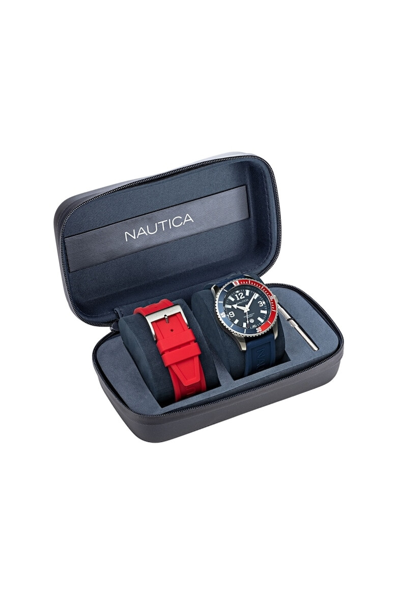 Nautica Ceas barbatesc NAPPBS164 Quartz Argintiu - Pled.ro