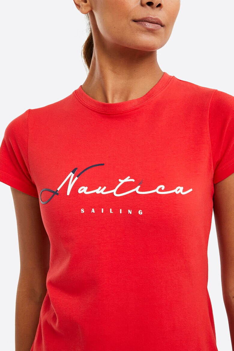 Nautica Tricou slim fit cu logo Orla - Pled.ro